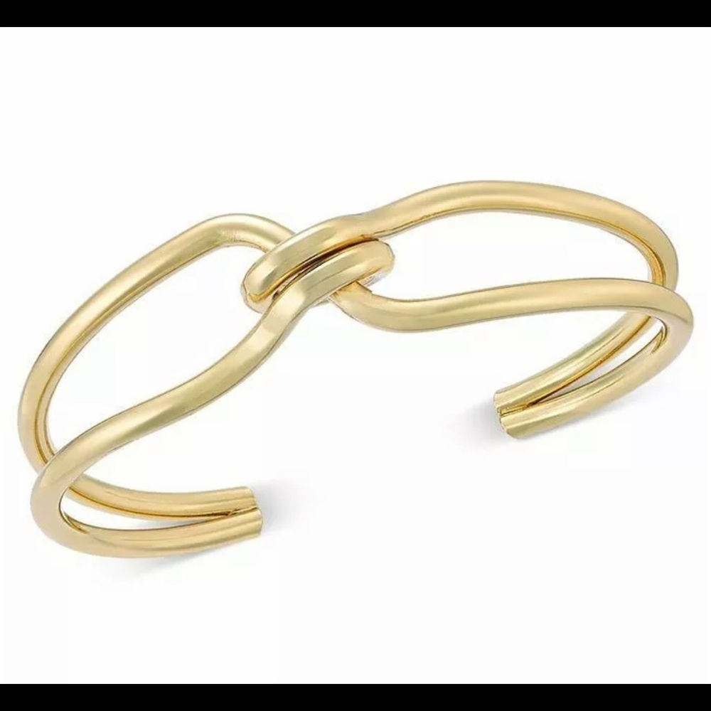 Alfani Gold-tone Intertwined Knot Cuff Bracelet